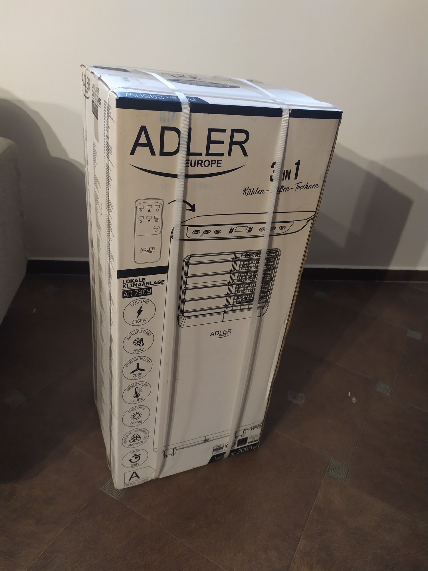 Klimatyzator Adler 7909 - nieużywany, zapakowany w oryginalne