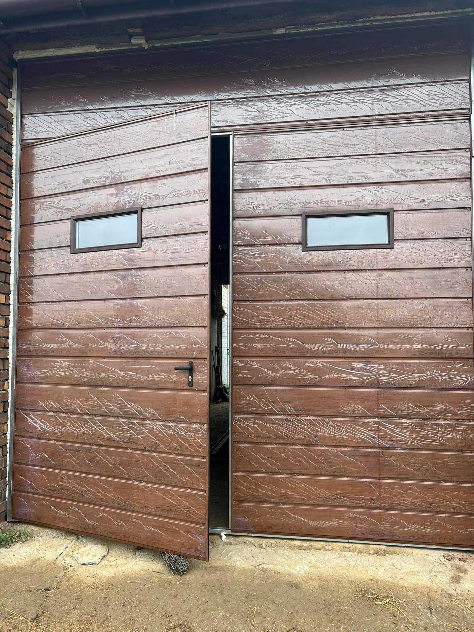 Brama garażowa Drzwi stalowe Bramy garażowe do muru Brama na wymiar