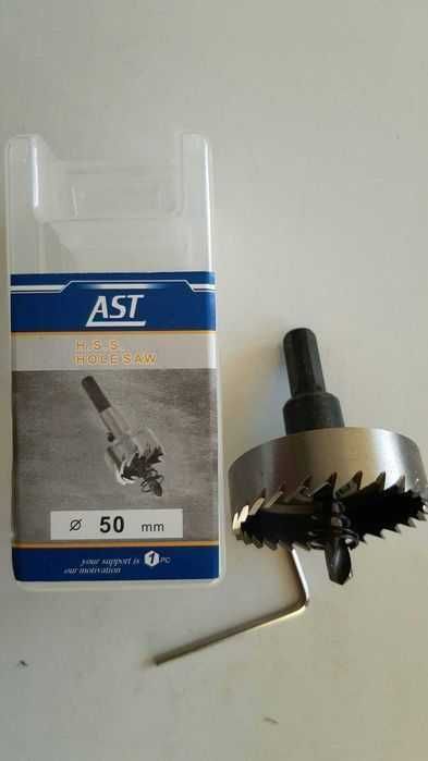 Сверло-коронка по нержавейке и металу,дерево HSS TCT {6- 120 mm) |AST|