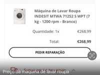 Maquina de lavar roupa indesit