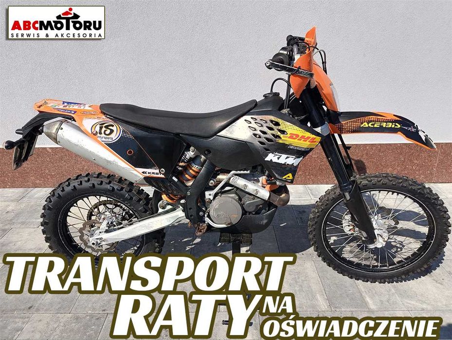 KTM EXC-R 450, 2008 r. dokumenty, transport, raty na oświadczenie!