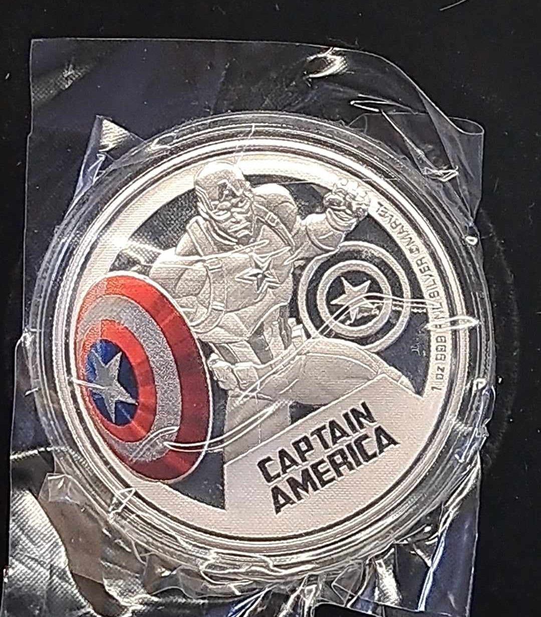 Marvel capitan america moneta