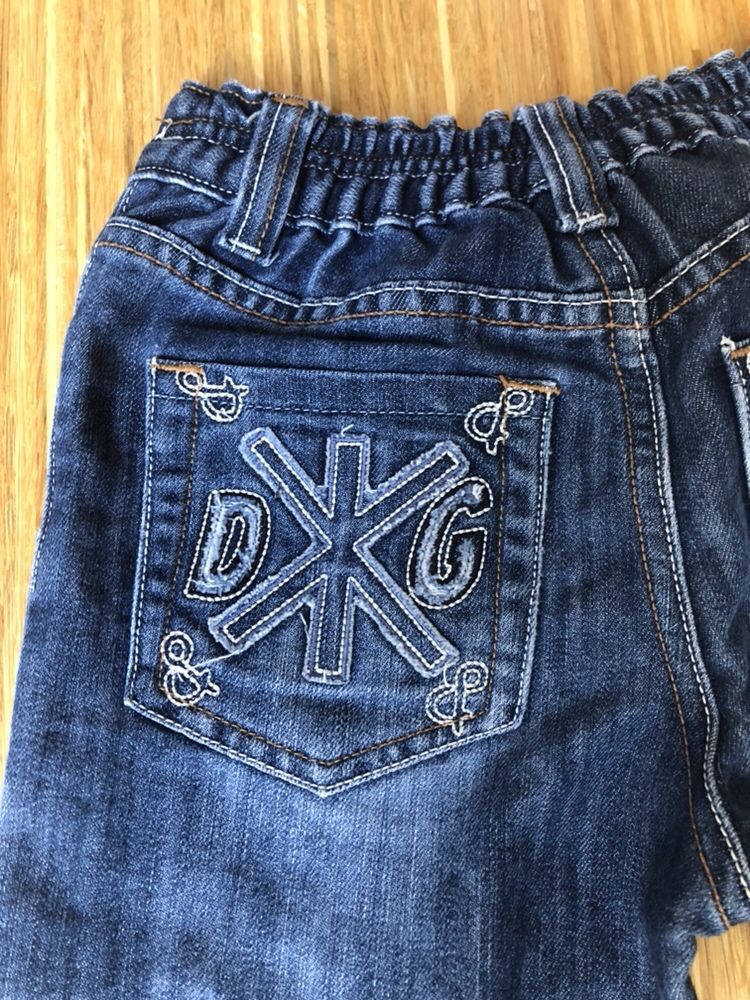 Spodnie jeansy D&G 4-5 lat 110-116 cm lego chicco