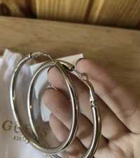 Оригинальные серьги кольца от guess срочно