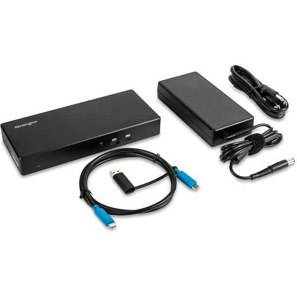 Kensington Dock Hub SD4780P Displaylink USB-C MacBook Dual 4K 100W PD