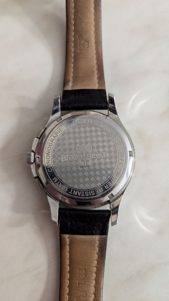 Часы Jacques lemans 1-1619 chronograph, годинник хронограф
