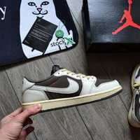 Nike Air Jordan 1 Low x Travis Scott 'Sail and Ridgerock'