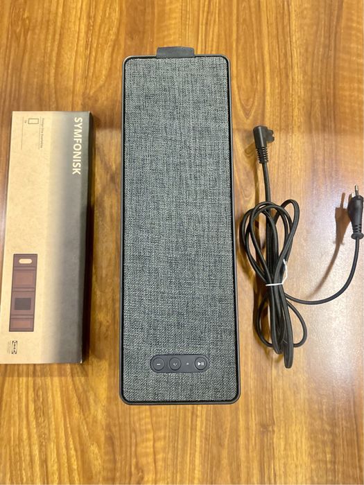 1 IKEA Gen. 2 Symfonisk glosnik Wi-Fi czarny półkowy SONOS drugi panel