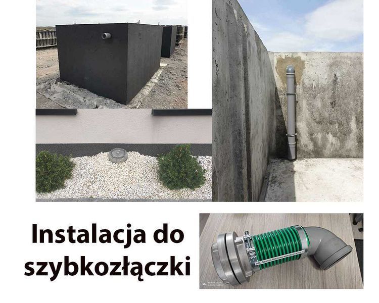 Szamba betonowe zbiorniki na deszczówkę szambo kanał samochodowy 10m3