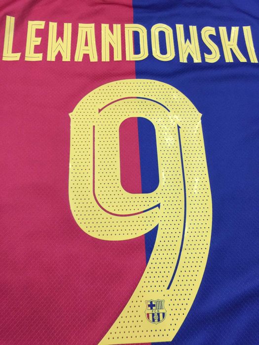 Oryginalny Koszulka Nike FC Barcelona 24/25 Home#9 Lewandowski R.S-3XL