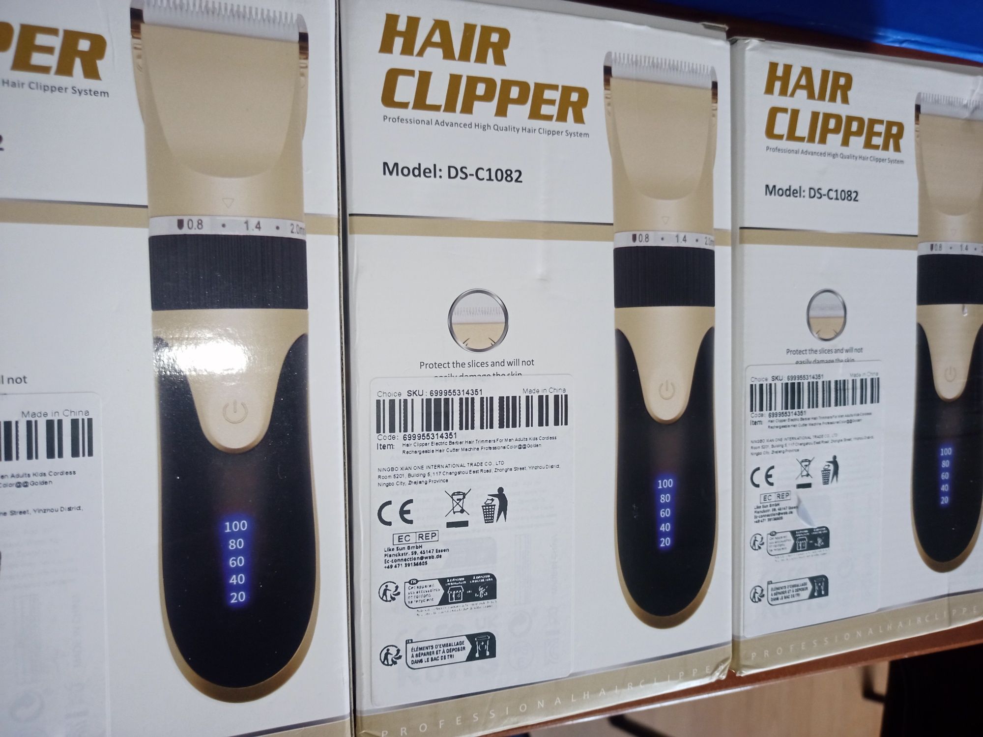 Машинка для стрижки триммер DS-C1082 Hair Clipper Акумуляторна