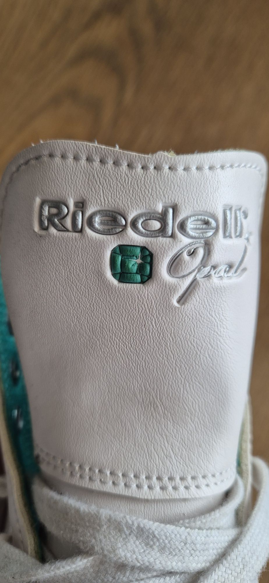 Łyżwy figurowe Riedell Opal white, jak nowe. Rozmiar 2 (34,5 EU)