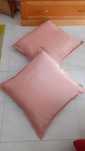 (2) Almofadas Rosa grandes ( Decoração ) C/ Novas