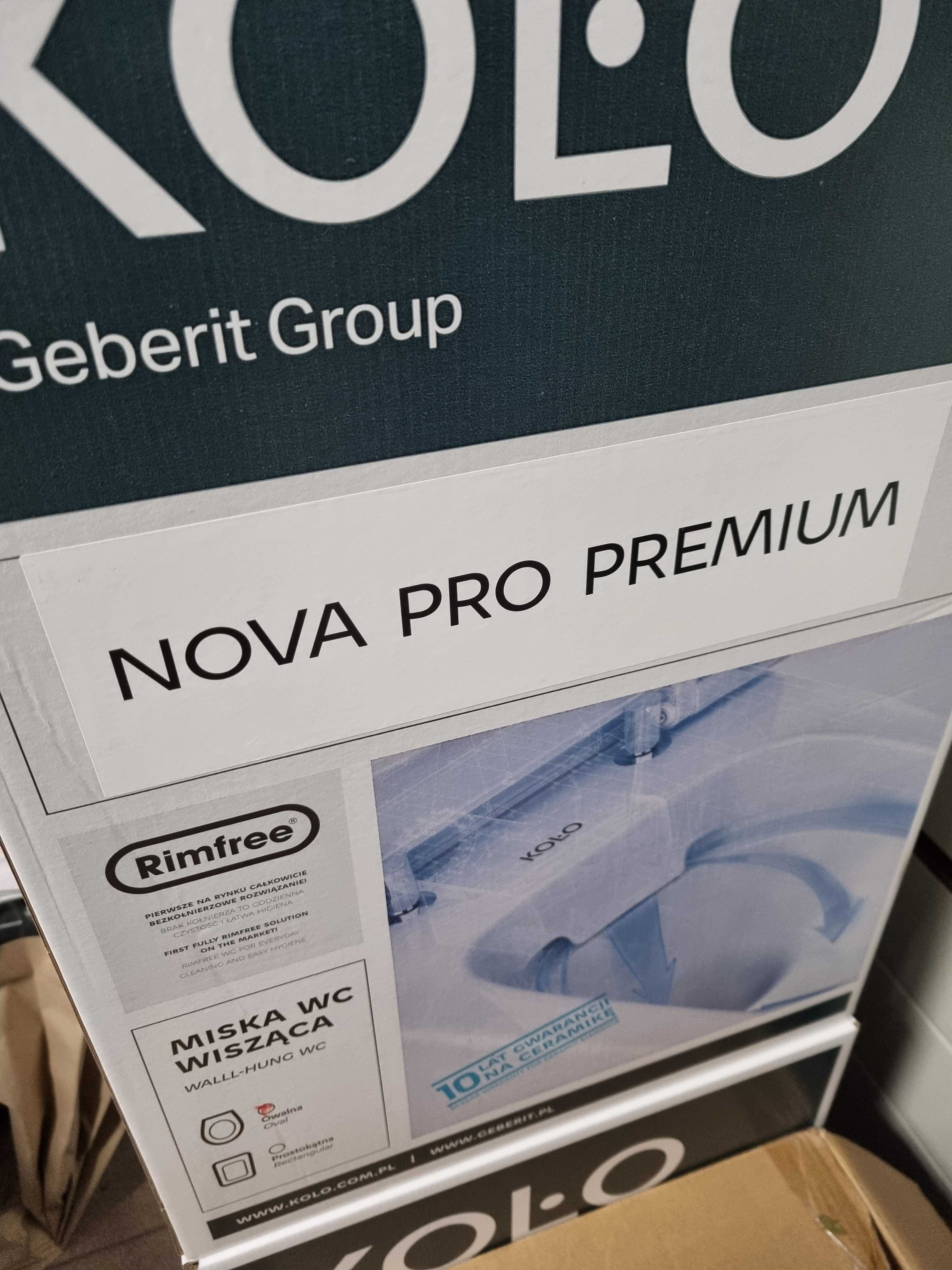 Miska wc Nova Pro Premium z krytymi mocowaniami