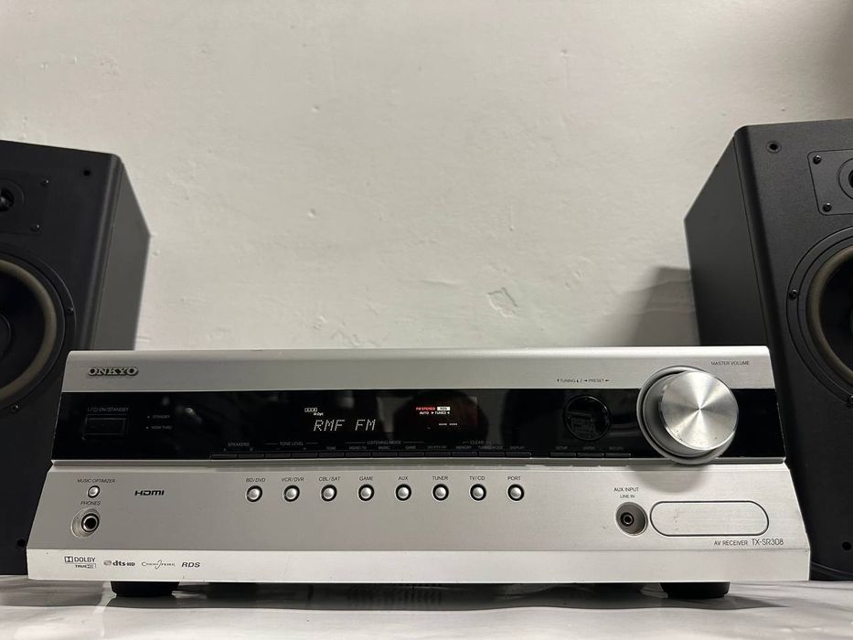 5.1 Amplituner Onkyo TX-SR 308, HDMI, 3 D, 100 watt