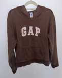 Brązowa bluza Hoodie gap Travis Scott boxy L