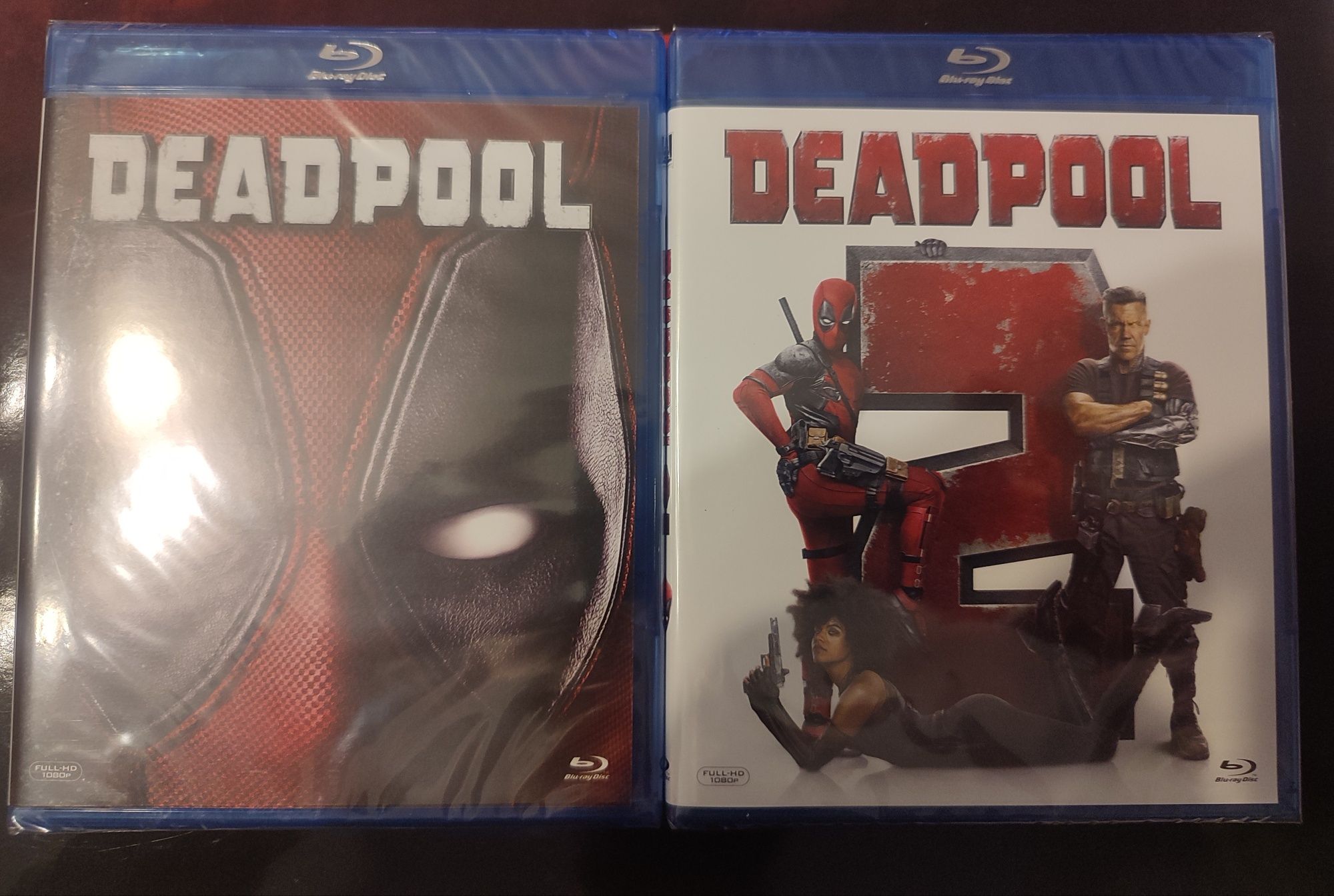 Zestaw filmów blu-ray Deadpool 1&2 Pl nowy w folii