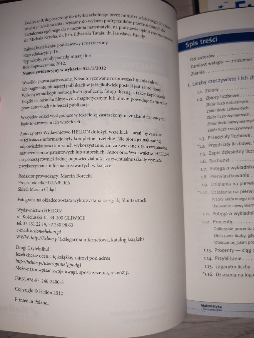 Matematyka Europejczyka