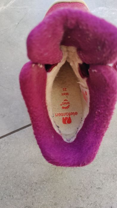 Kozaki zimowe dla dziewczynki Elefanten, rozm.25