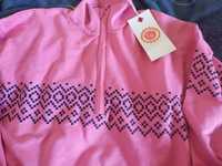 Bluza dla dziewczynki różowa nowa z 5 10 15, rozmiar 140