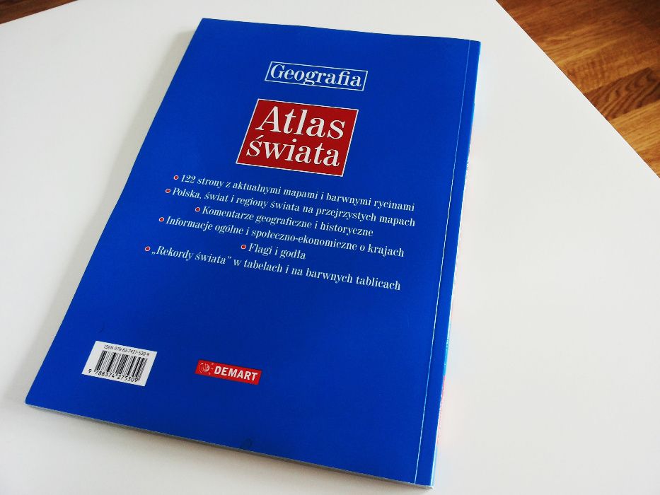 atlas świata geografia demart