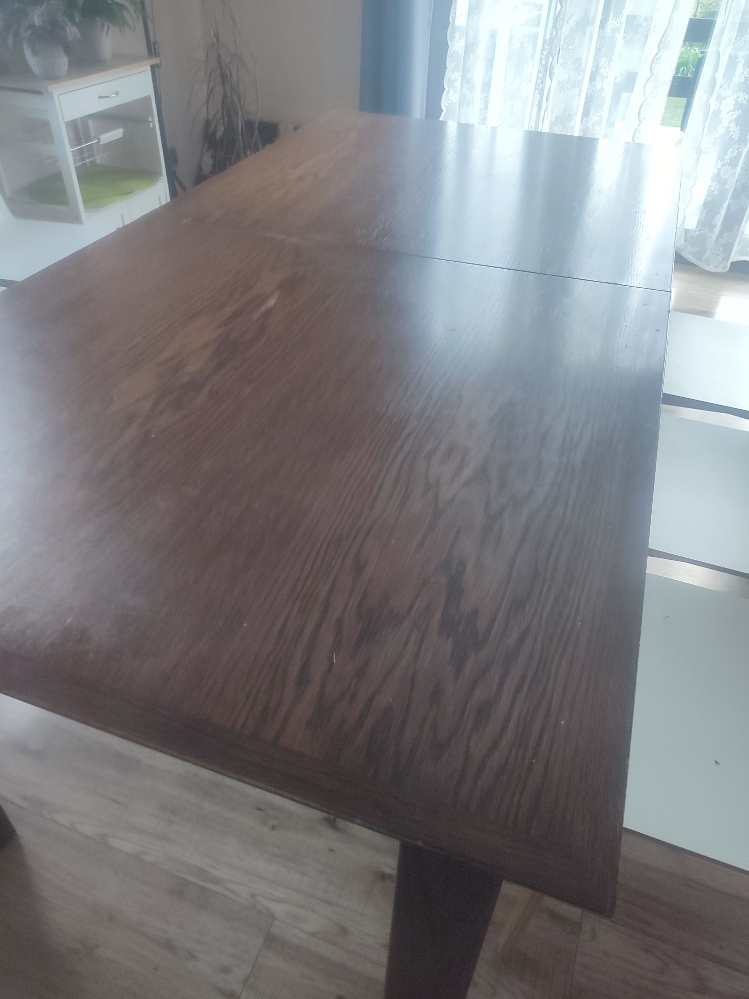 Stół rozkładany dębowy 100 x 200