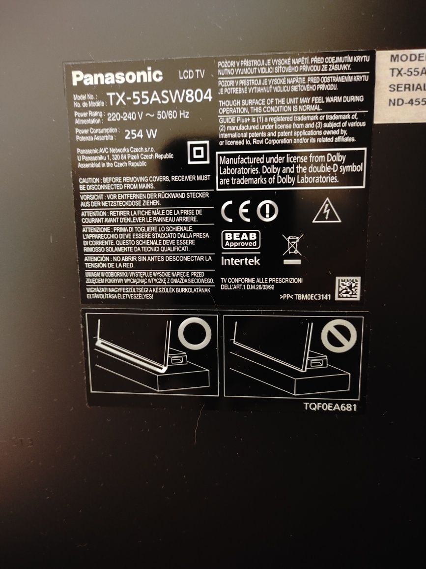 Panasonic TX-55ASW804