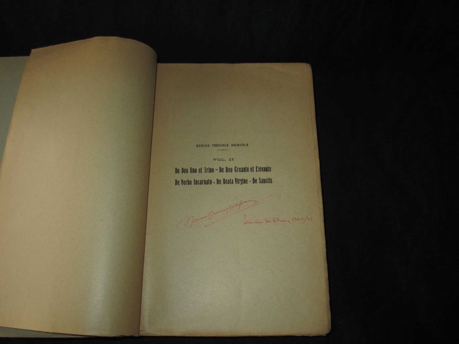 Livros Manuale Theologicae Domaticae 1959