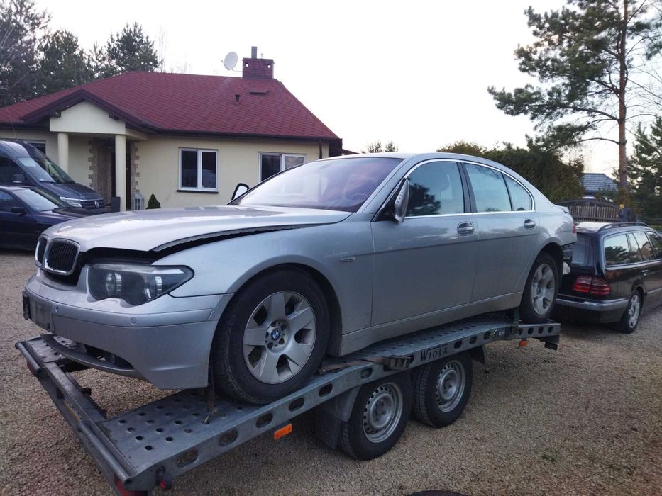 BMW 735i E65 277KM N62B35 SEDAN SKÓRA Bez KATALIZATORA Uszkodzony