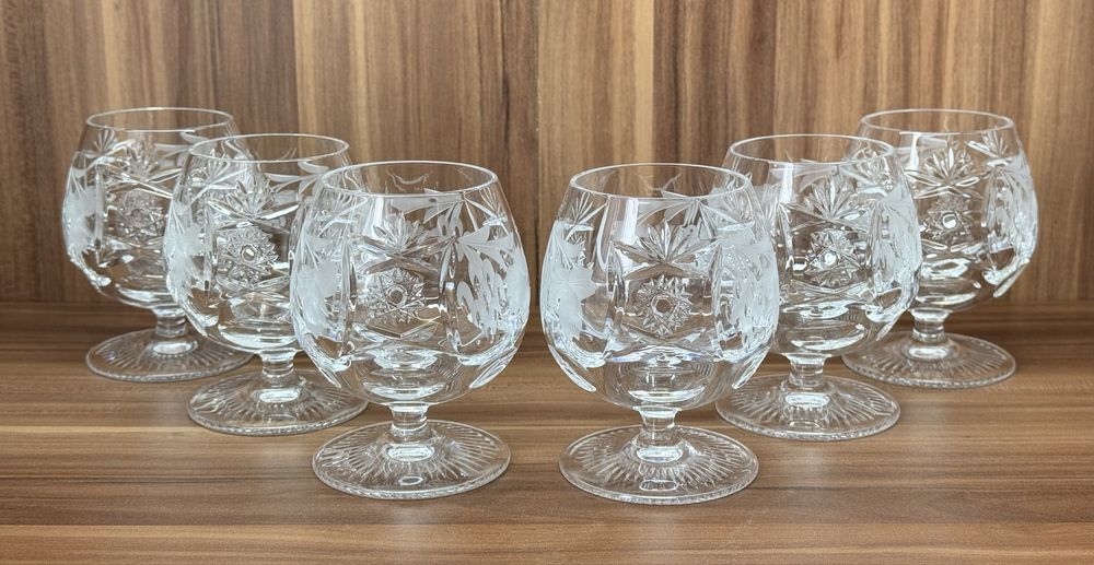 Хрустальные креманки шампанки Nachtmann серия Traube (виноград) GDR