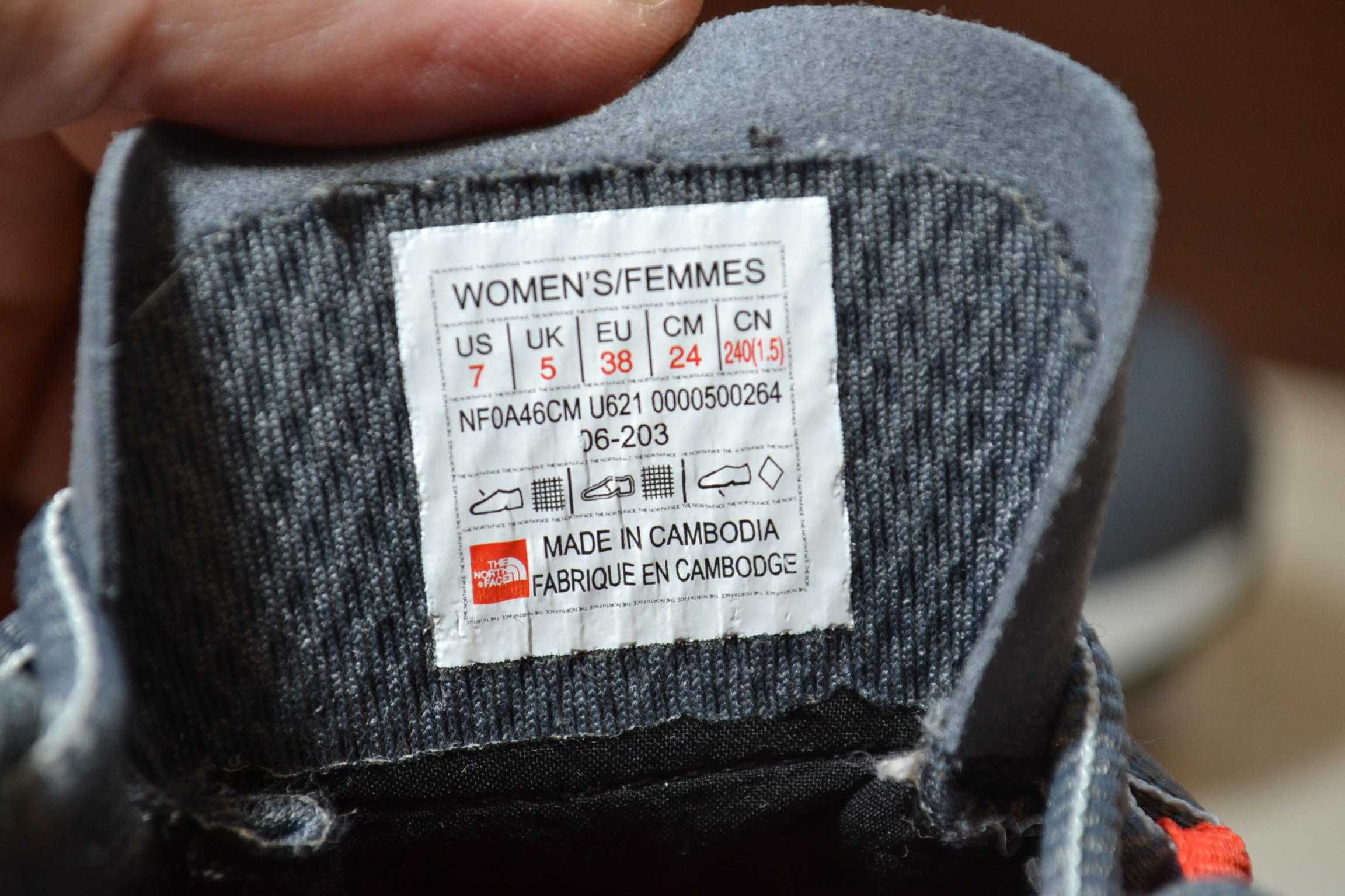 the north face gtx ultra swift waterproof 38р кроссовки оригинал tnf