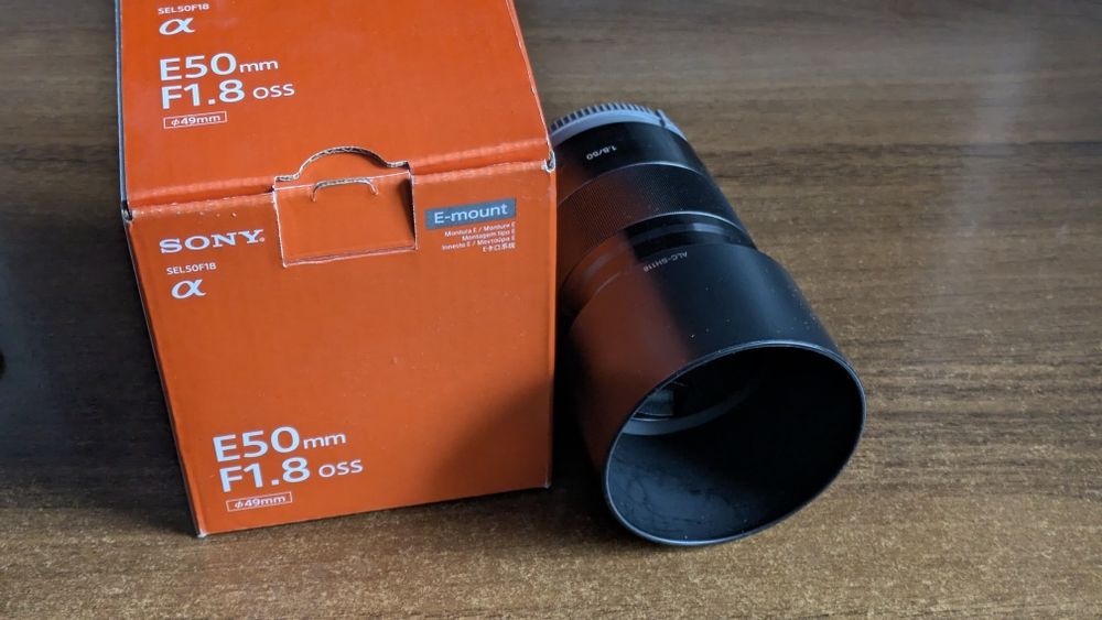Obiektyw Sony E50mm F1.8 SEL50F18 E-mount