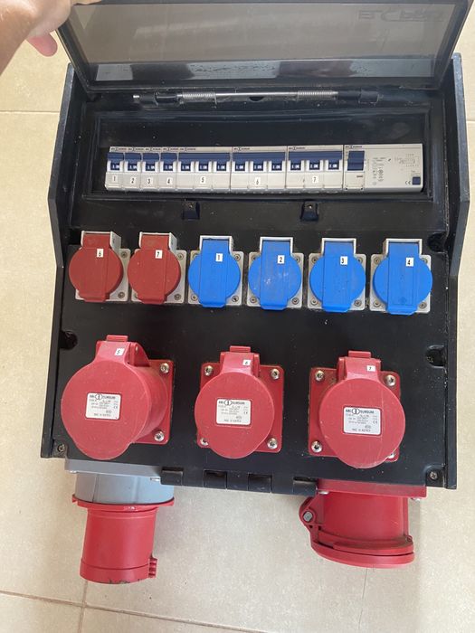 Caixa de luz trifásica