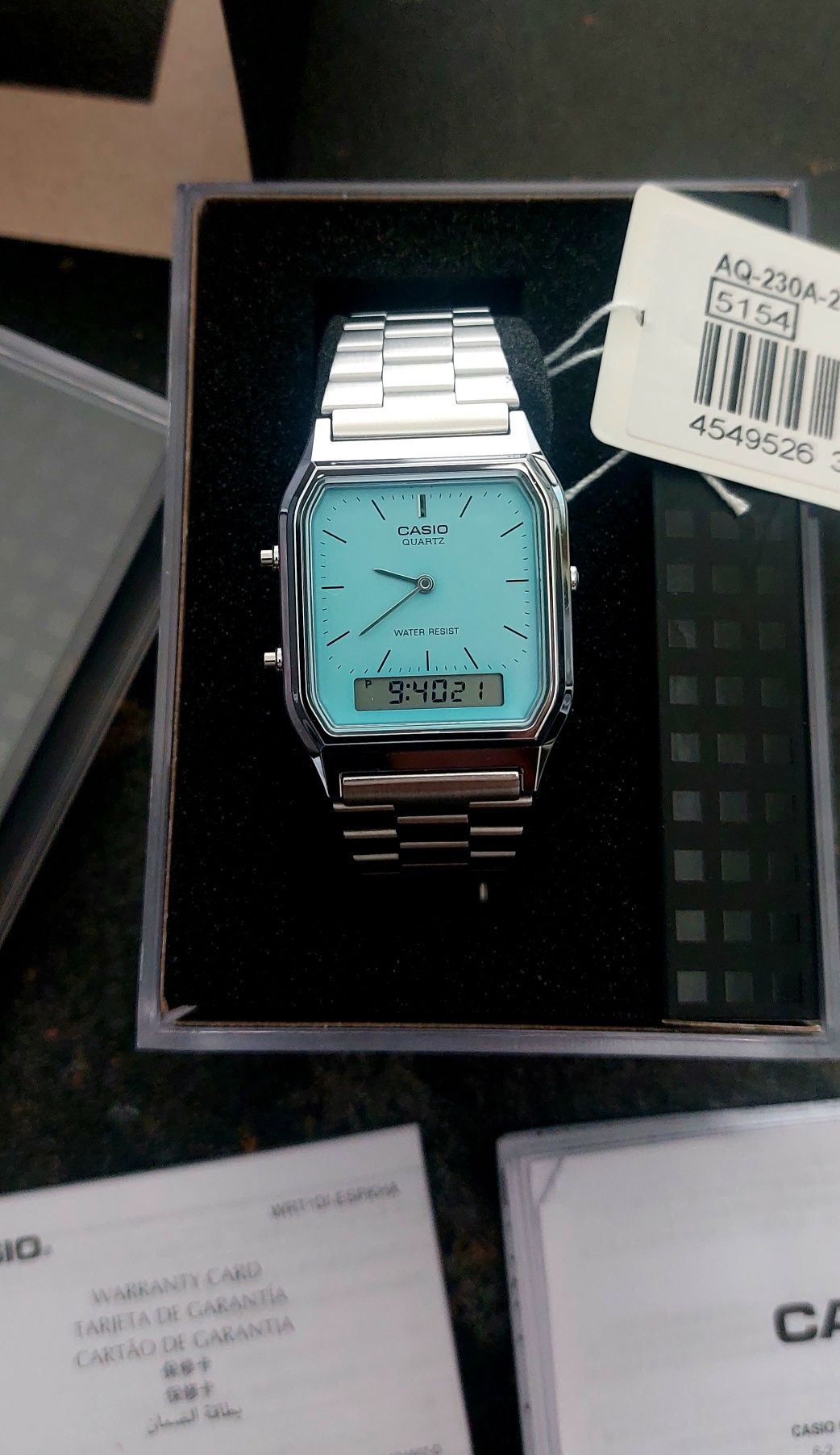 Годинник Casio AQ-230a TIFFANY | ОРИГІНАЛ | НОВИЙ | 2 роки гарантії |