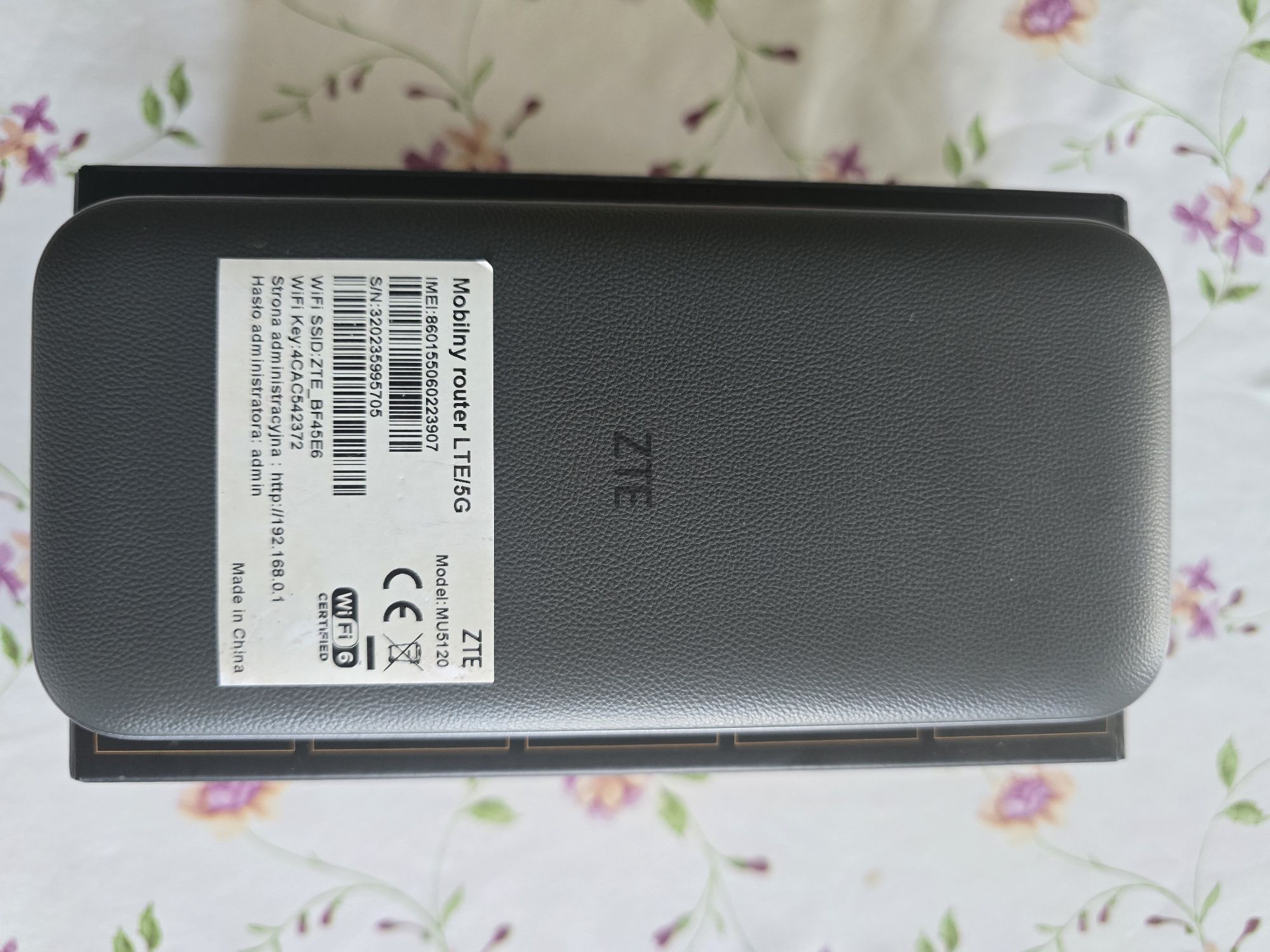 Router zte 5g  MU5120