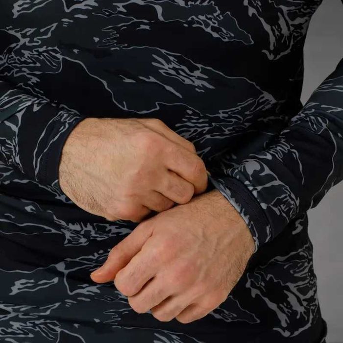 Чоловічий рашгард SPECPROM Black Tiger Stripes Camo ‼️ Є РОЗМІРИ ‼️