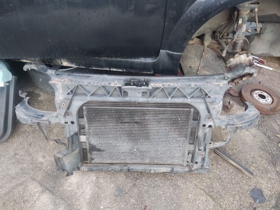 Frente fibra completa com radiadores audi tt 8n