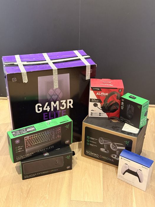 Komputer Gamingowy Gamer Elite I7-13700KF/ RTX4070TI + urządzenia