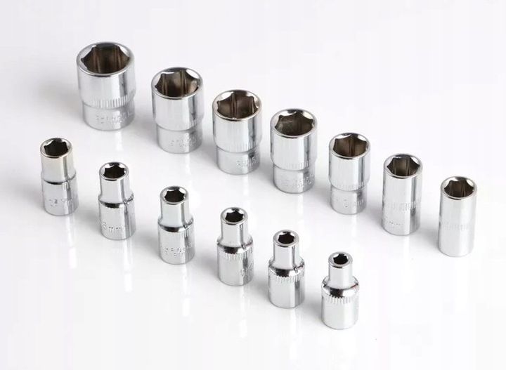 Zestaw Klucze Bity Torx Hex Nasadki Końcówki Nasadowe Wkrętaki Grzecho