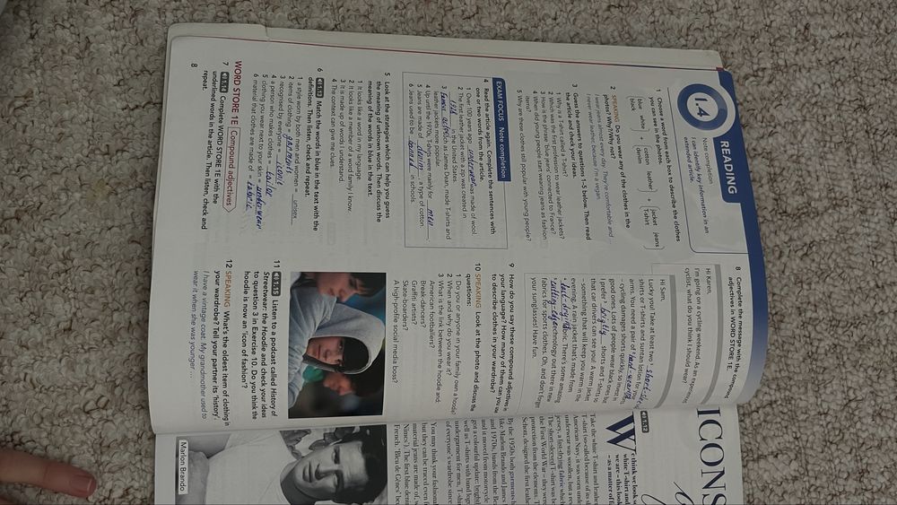 Книга „ Student’s book focus 3”.