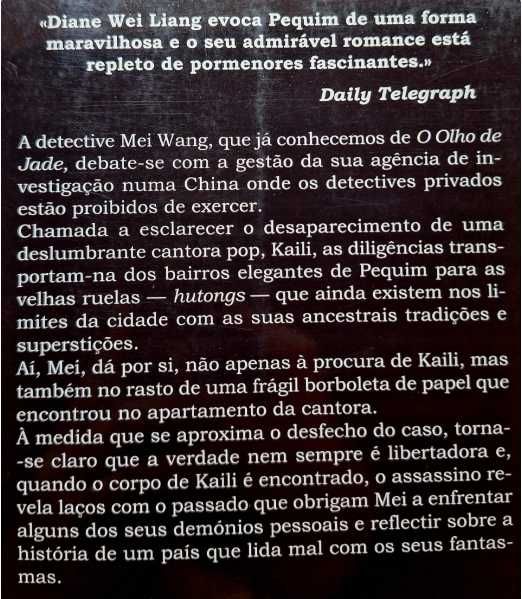 Livro A Borboleta de Papel