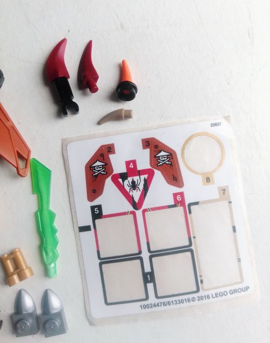 Lego Ninjago 70604 Ilha da viúva tigre .Não é negociável.