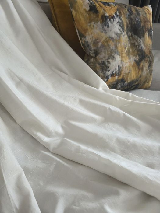 Zasłony jedwabne jasne