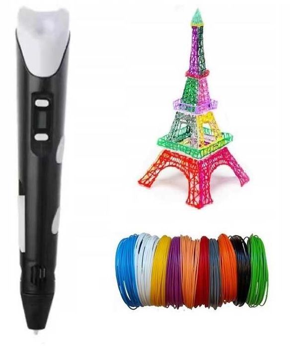 Długopis Drukarka Zabawka dla dzieci kreatywna 3D PEN ZESTAW + WKŁADY