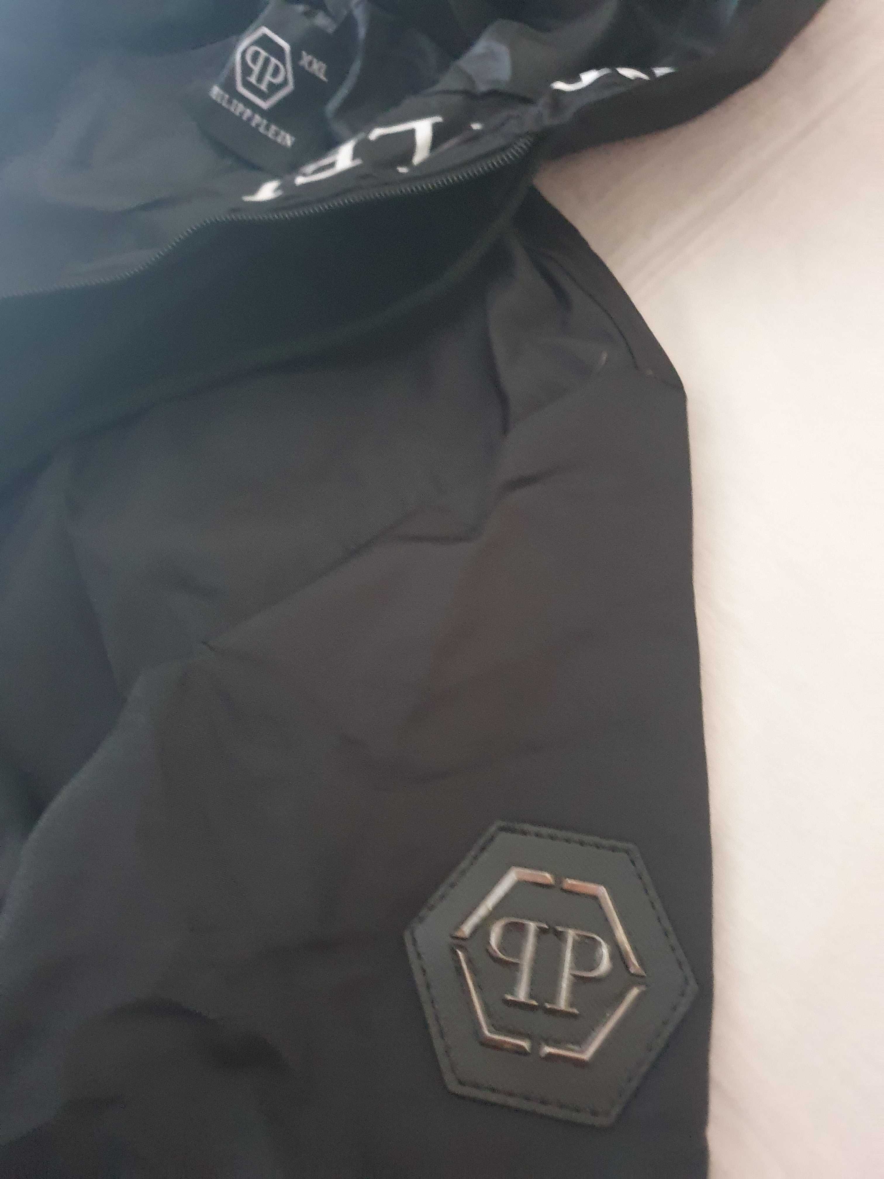 NOWA męska kurtka Philipp Plein przeciwdeszczowa PP wiatrówka L XL