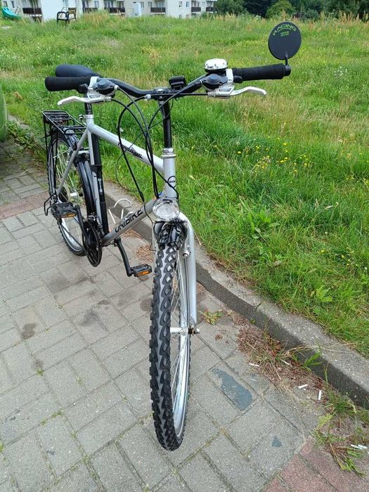 Rower Unibike Trawers M – męski. Rama srebrna 21"
