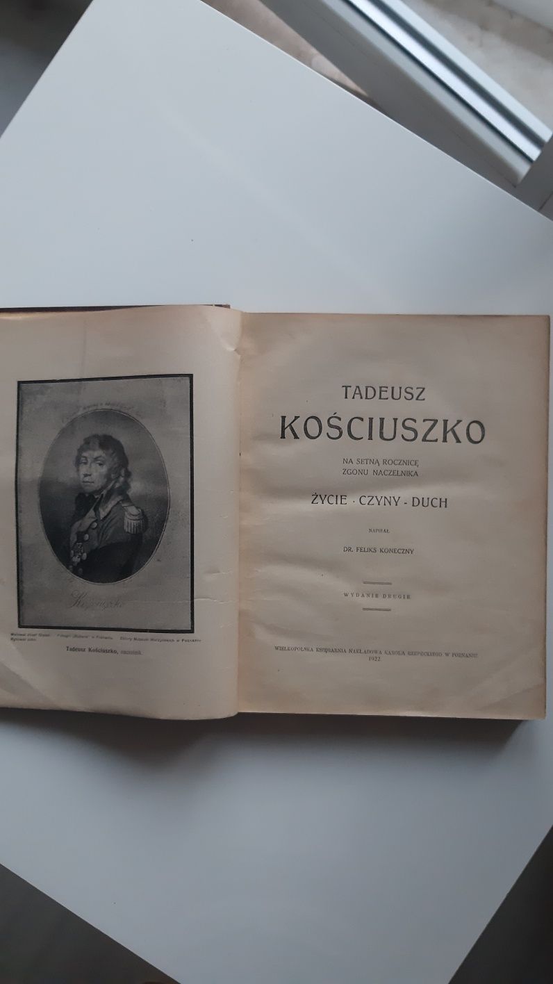 Książka Tadeusz Kościuszko