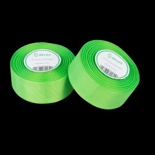 Zielona tasiemka rypsowa wstążka ryps 38mm 22m