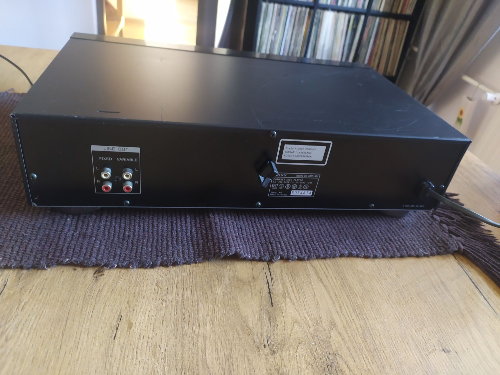 Odtwarzacz CD Sony CDP 411