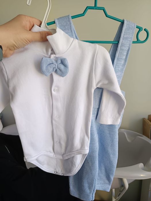 Elegancki komplecik na chrzest bądź inną okazję Zyzio&Zuzia 74